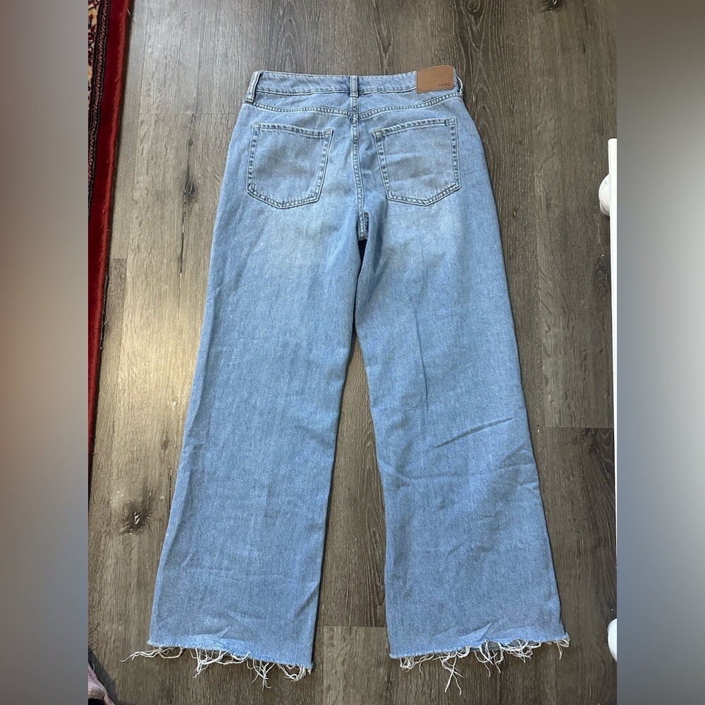 Aeropostale Light Blue Wide-Leg Jeans - Picture 3 of 7